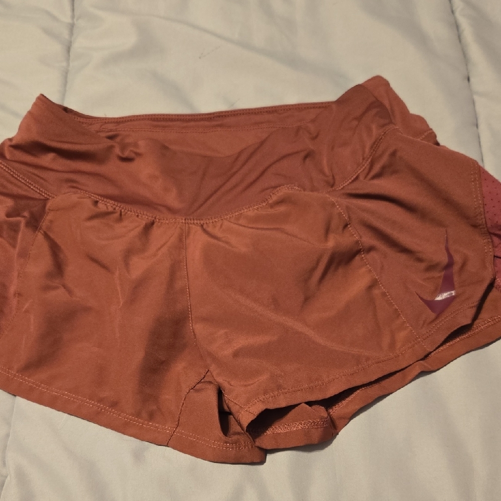 Nike Women's Athletic Shorts in Rust